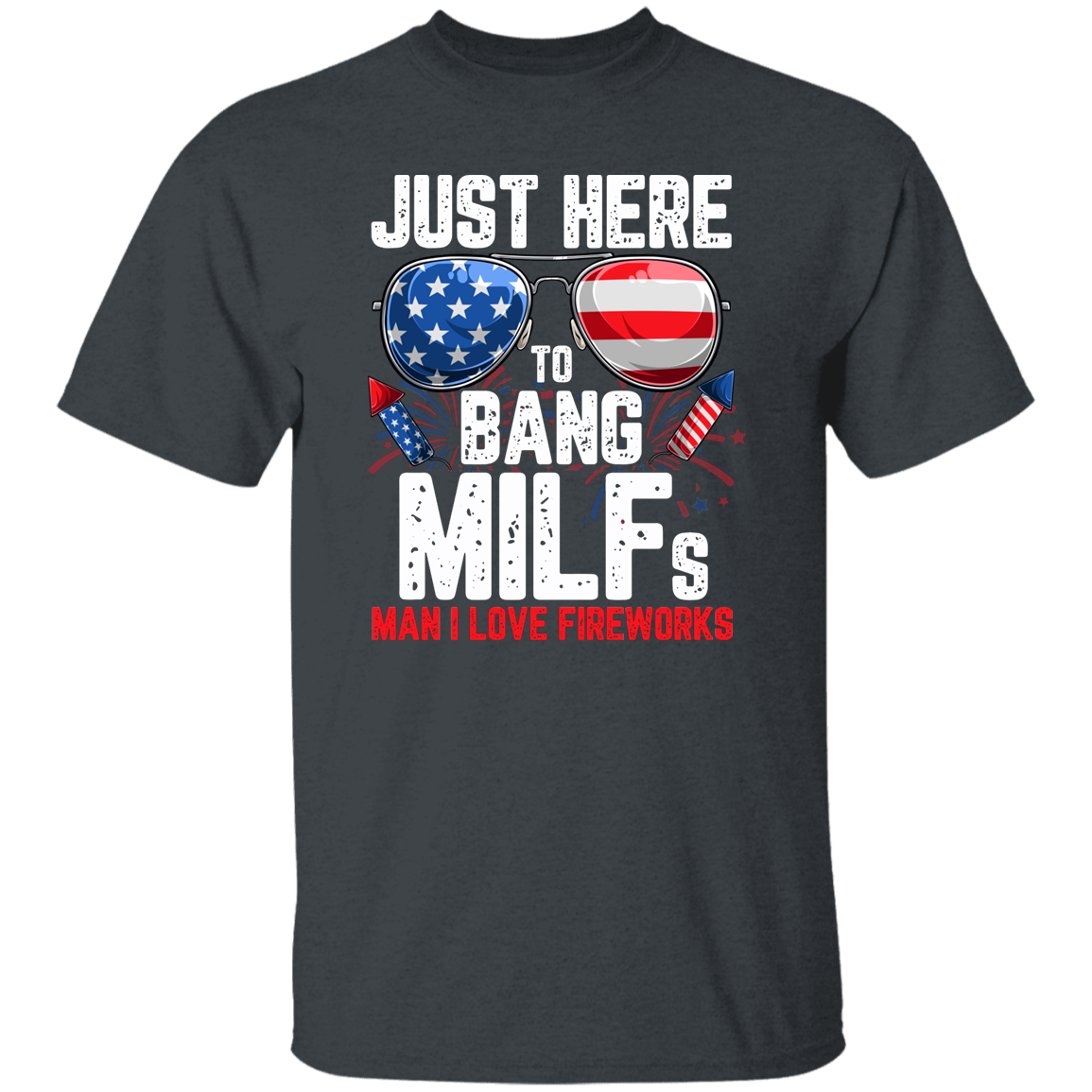 MILF-DILF - I Love Fireworks Matching T-Shirts