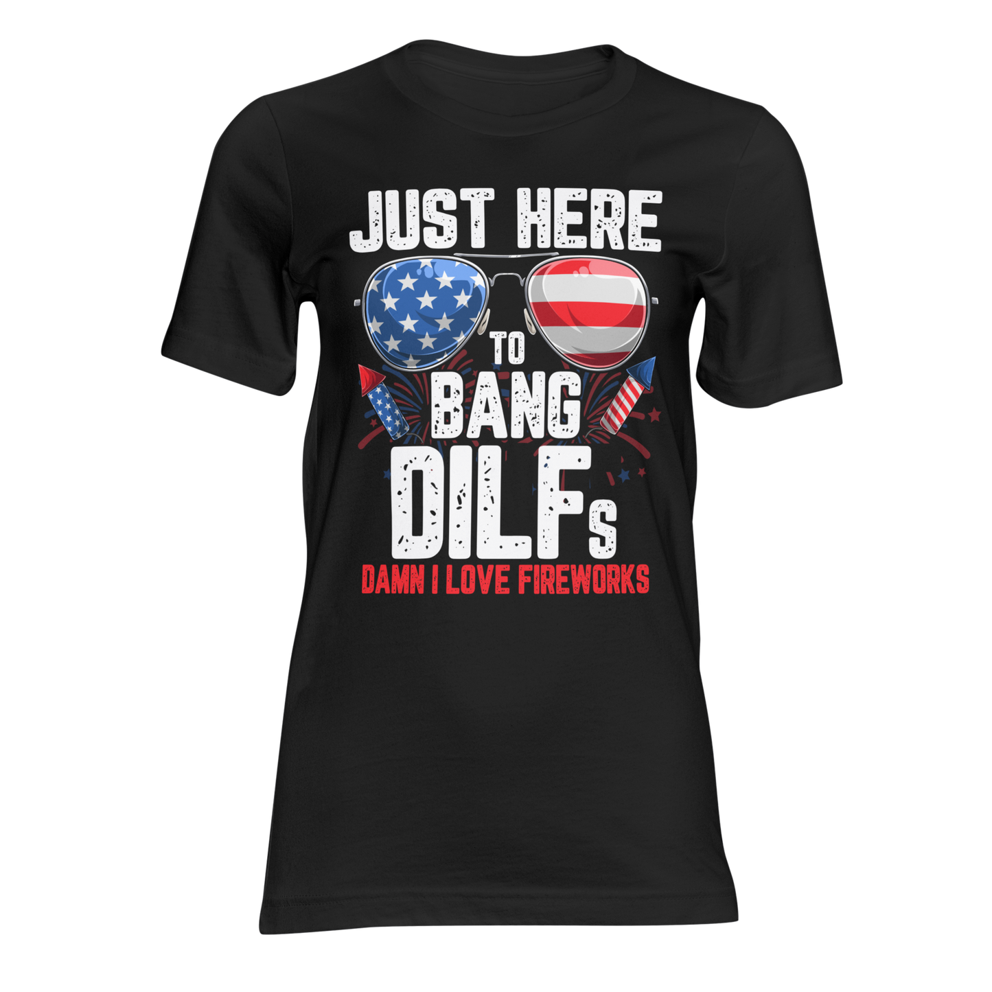 MILF-DILF - I Love Fireworks Matching T-Shirts