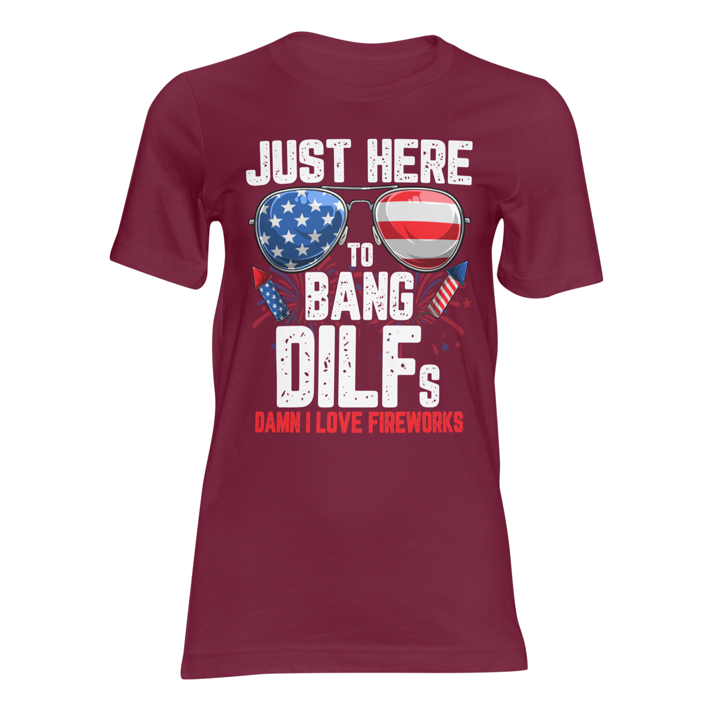 MILF-DILF - I Love Fireworks Matching T-Shirts