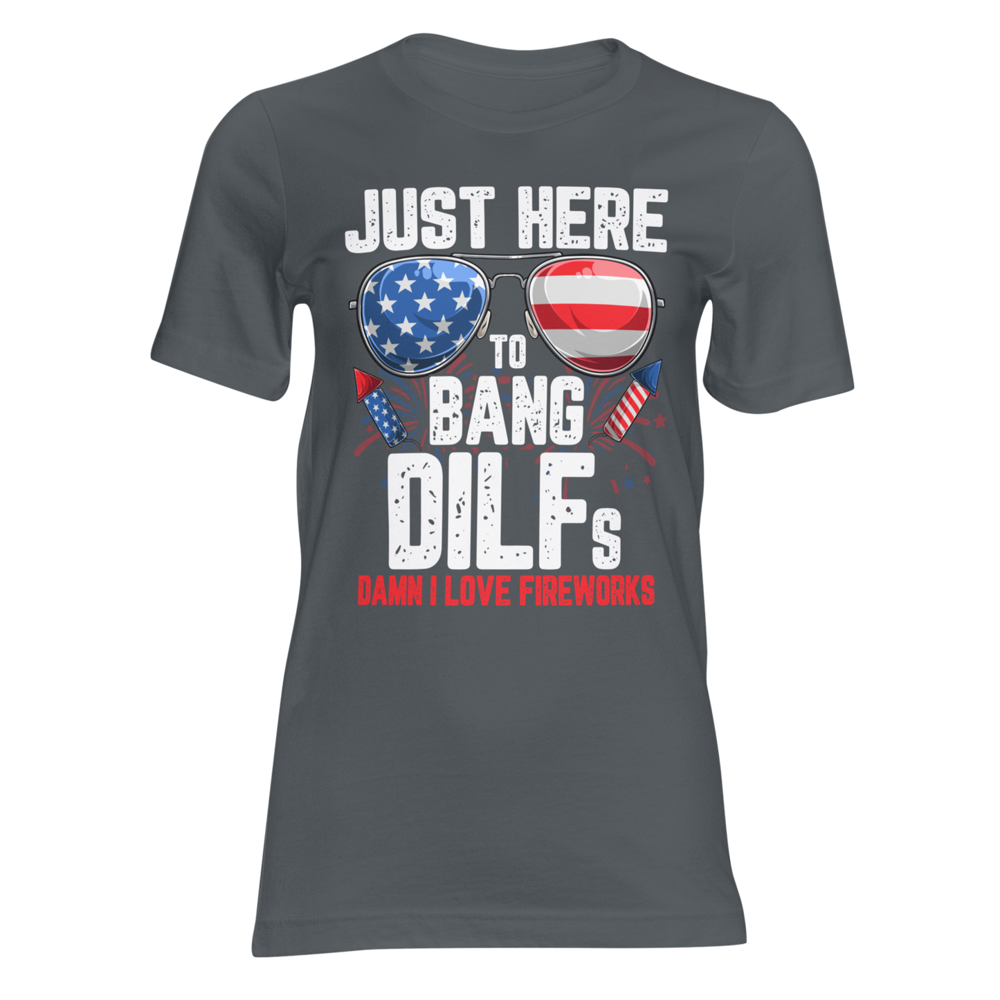 MILF-DILF - I Love Fireworks Matching T-Shirts