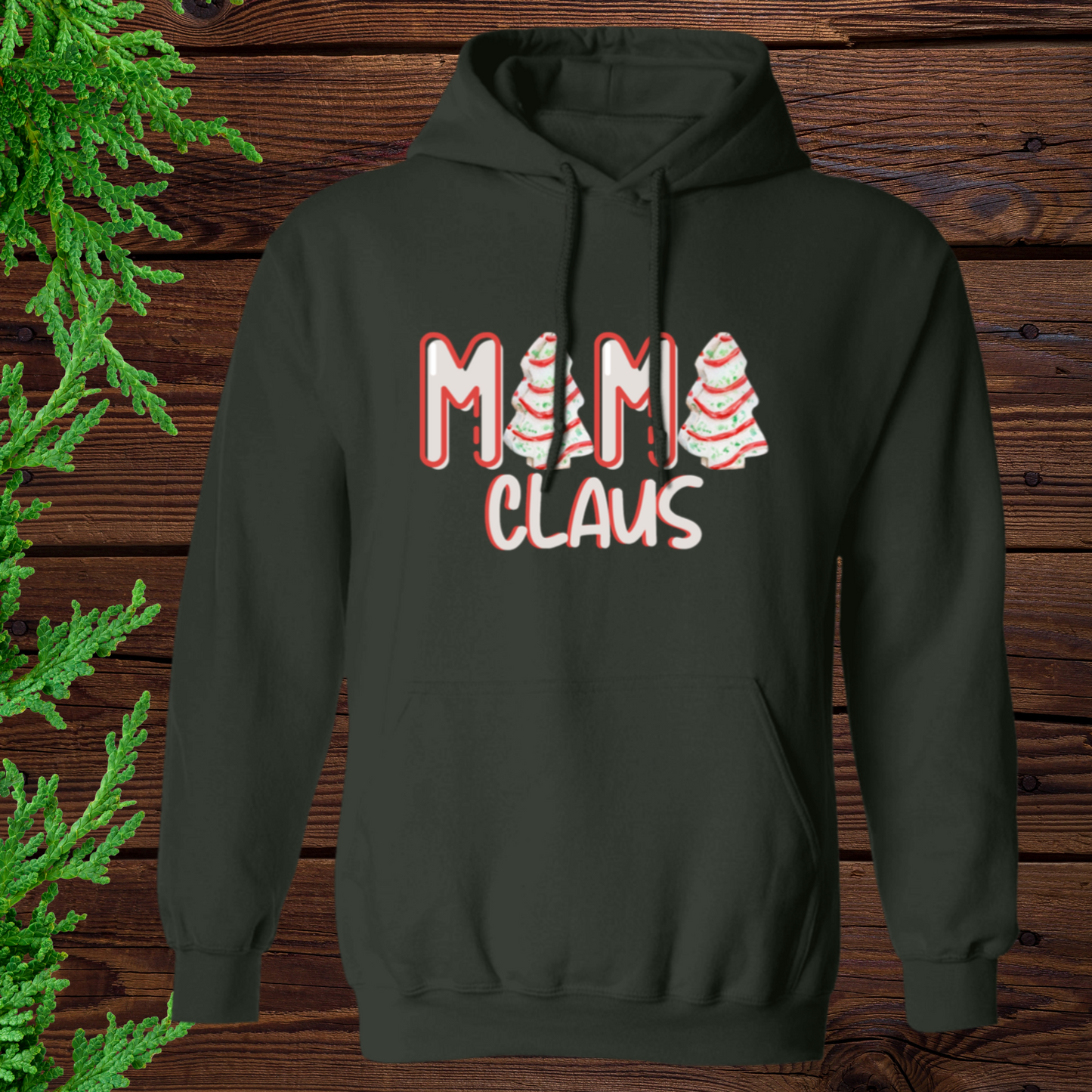 Mama Claus Christmas Tree Cake | Sweatshirt | Hoodie | T-Shirt