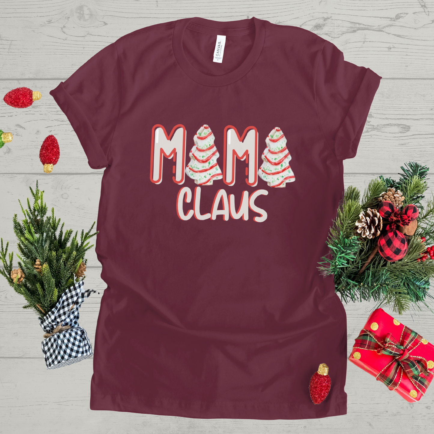 Mama Claus Christmas Tree Cake | Sweatshirt | Hoodie | T-Shirt