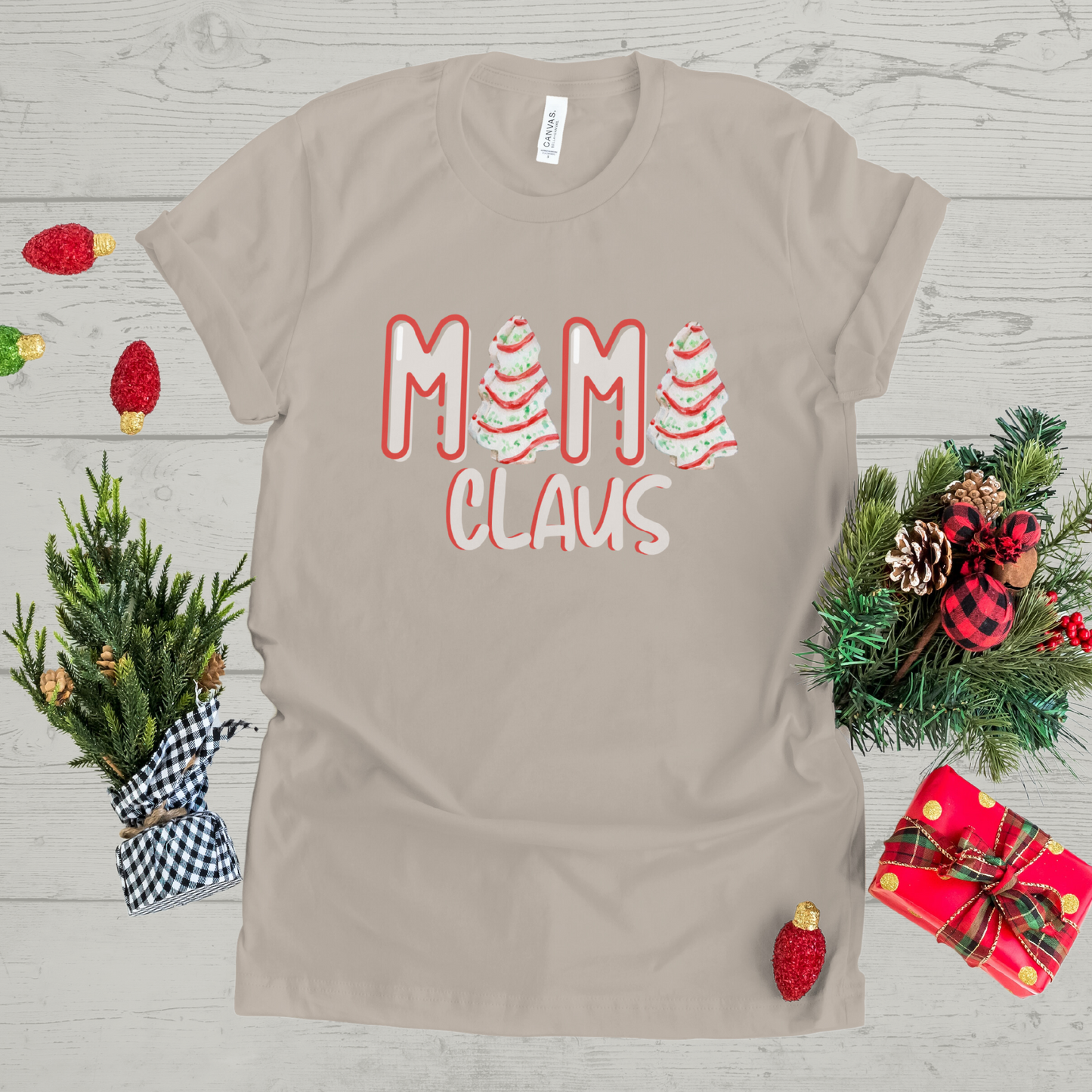 Mama Claus Christmas Tree Cake | Sweatshirt | Hoodie | T-Shirt