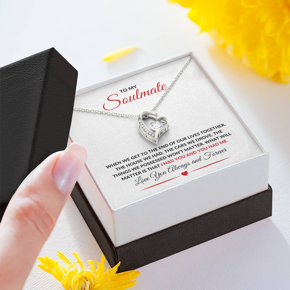 SOULMATE | FOREVER LOVE NECKLACE | CHRISTMAS GIFT | VALENTINE'S DAY GIFT