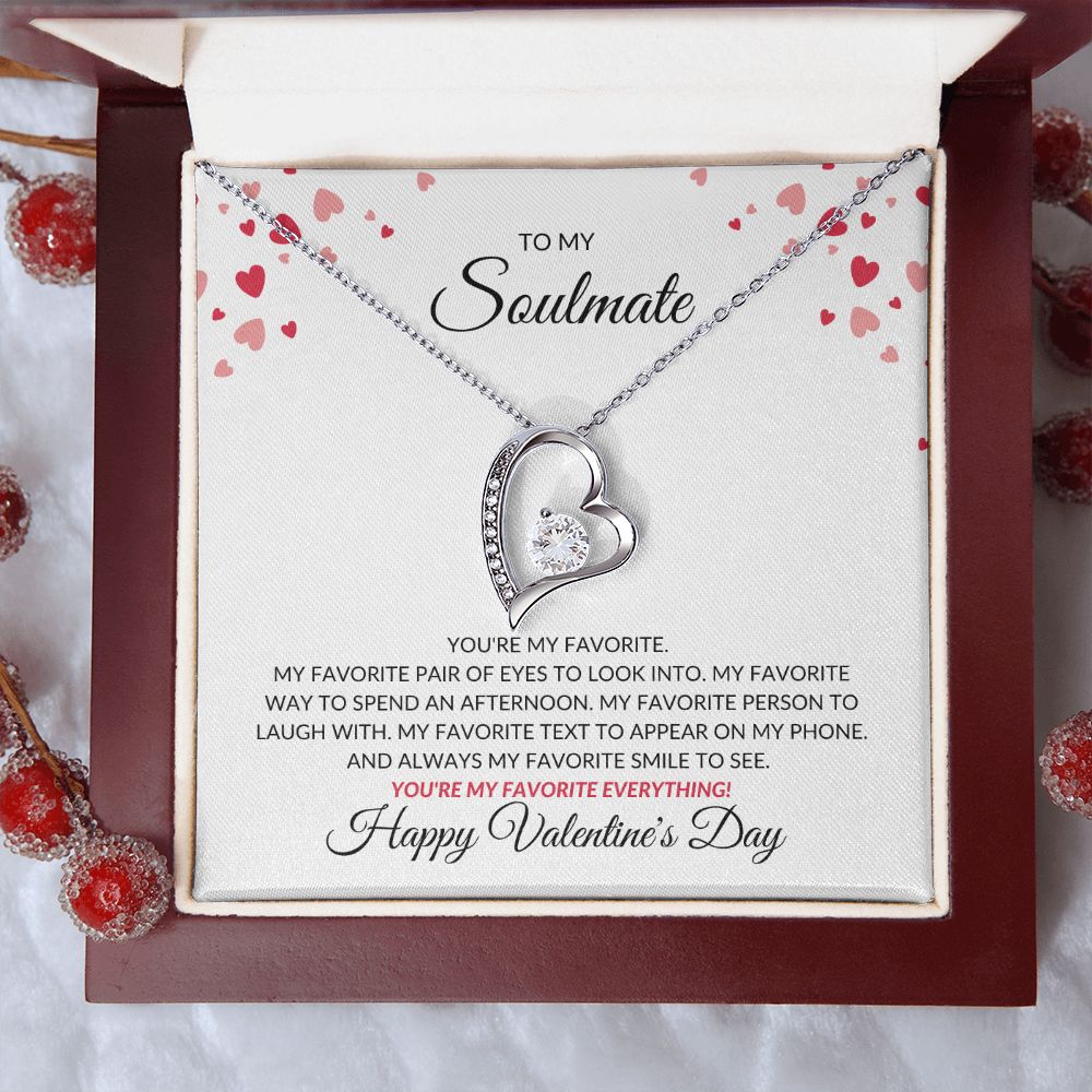 TO MY SOULMATE | FOREVER LOVE NECKLACE | VALENTINES DAY GIFT