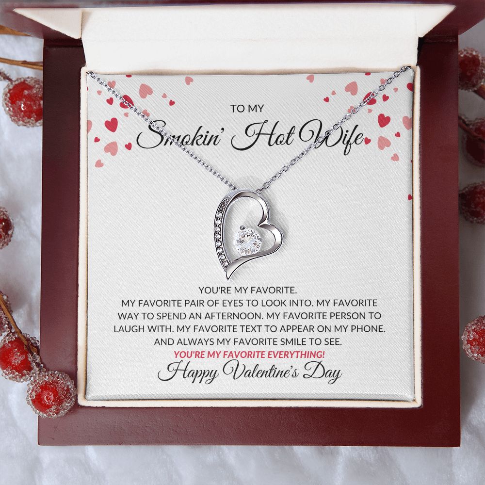 SMOKIN' HOT WIFE | FOREVER LOVE NECKLACE | VALENTINES DAY GIFT