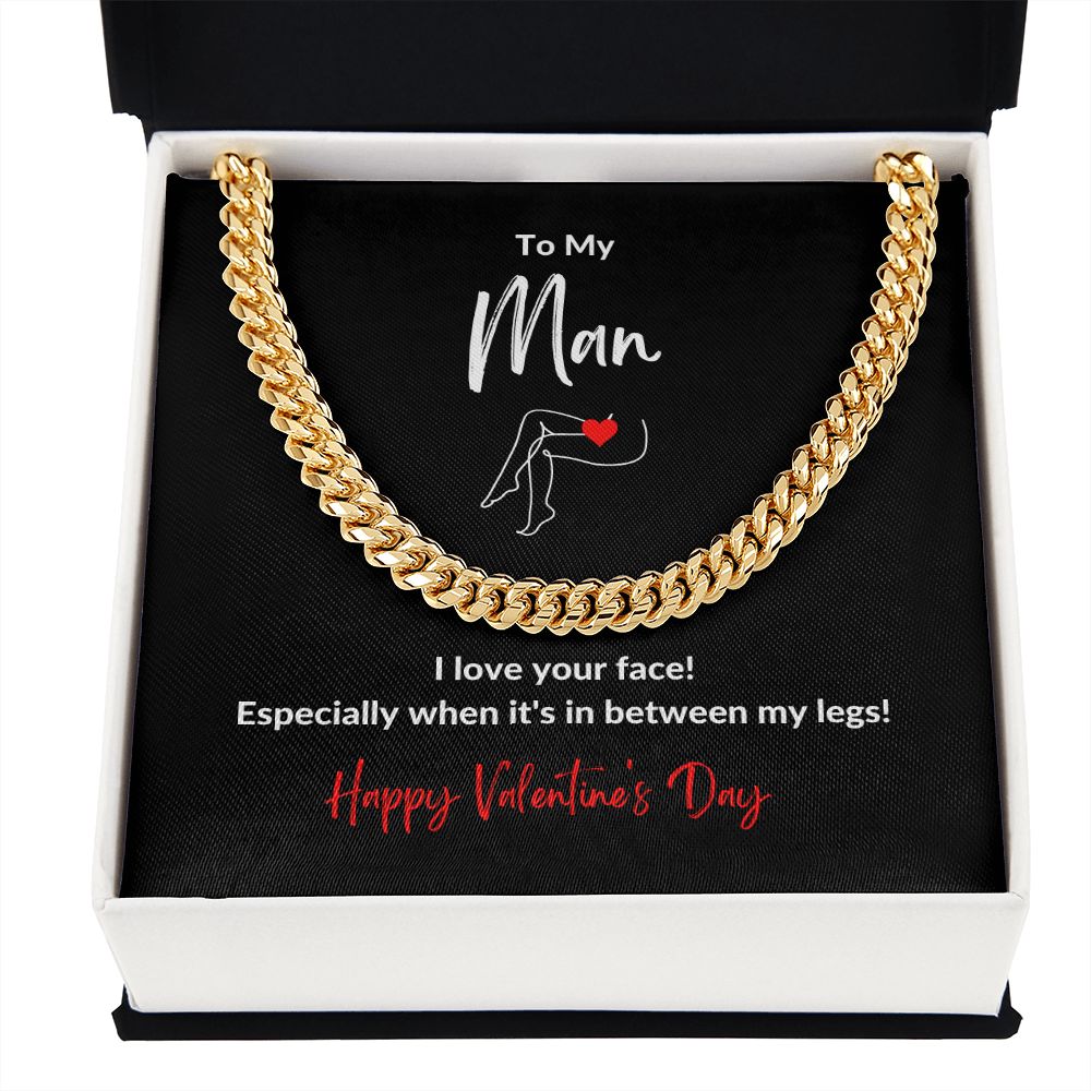 TO MY MAN | CUBAN LINK CHAIN | VALENTINES DAY