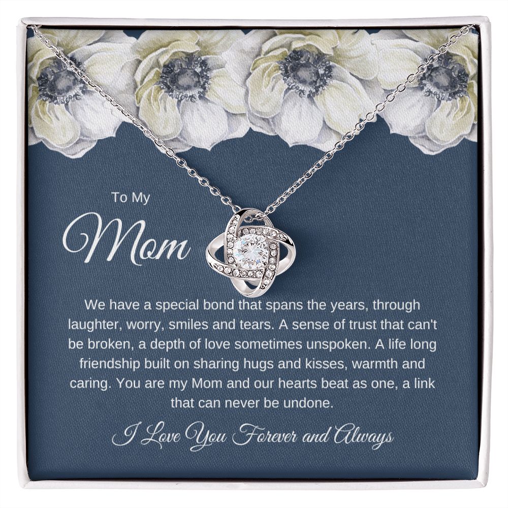 MOM | LOVE KNOT NECKLACE | CHRISTMAS GIFT | MOTHER'S DAY GIFT
