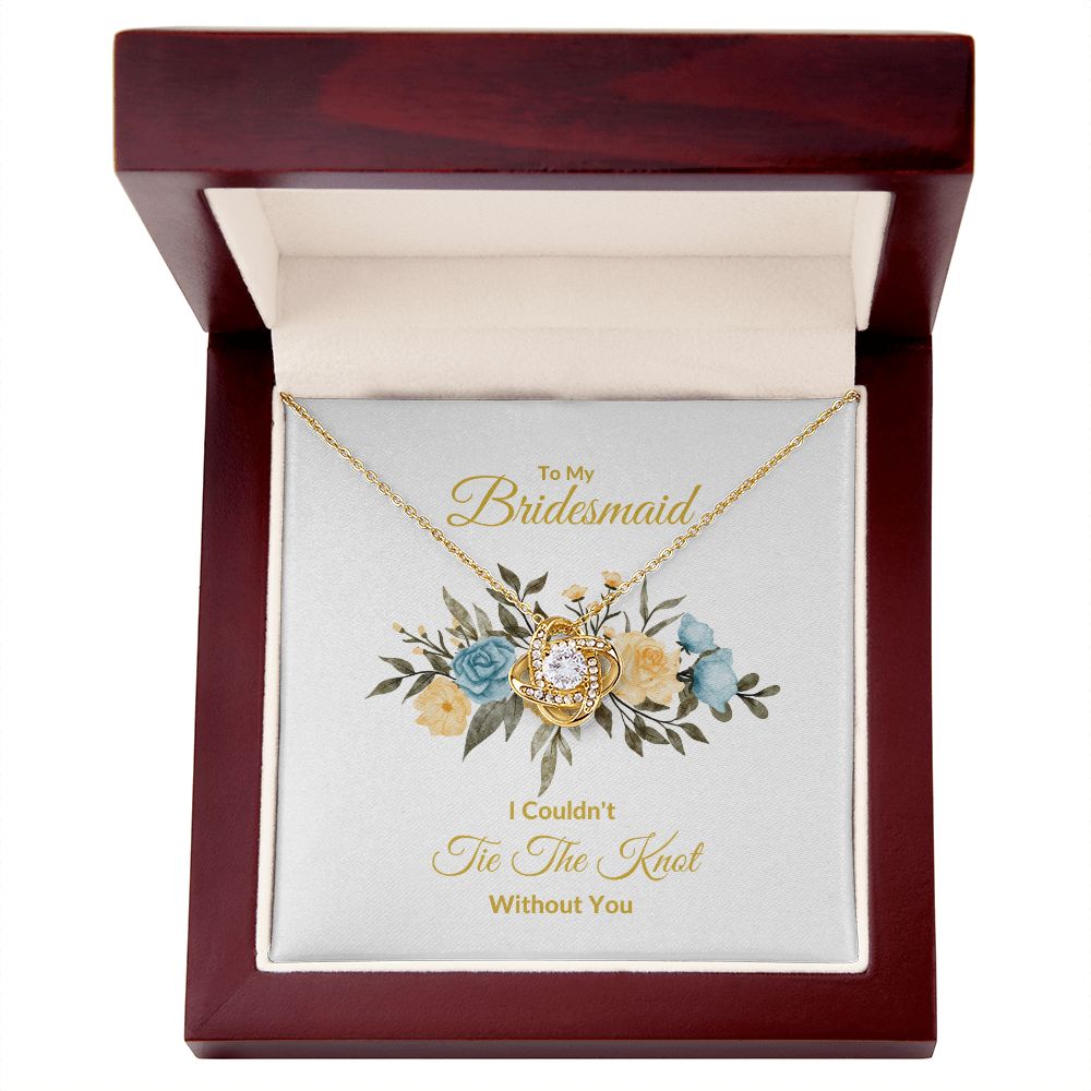 BRIDESMAID | LOVE KNOT NECKLAACE | WEDDING GIFT | BRIDAL PARTY