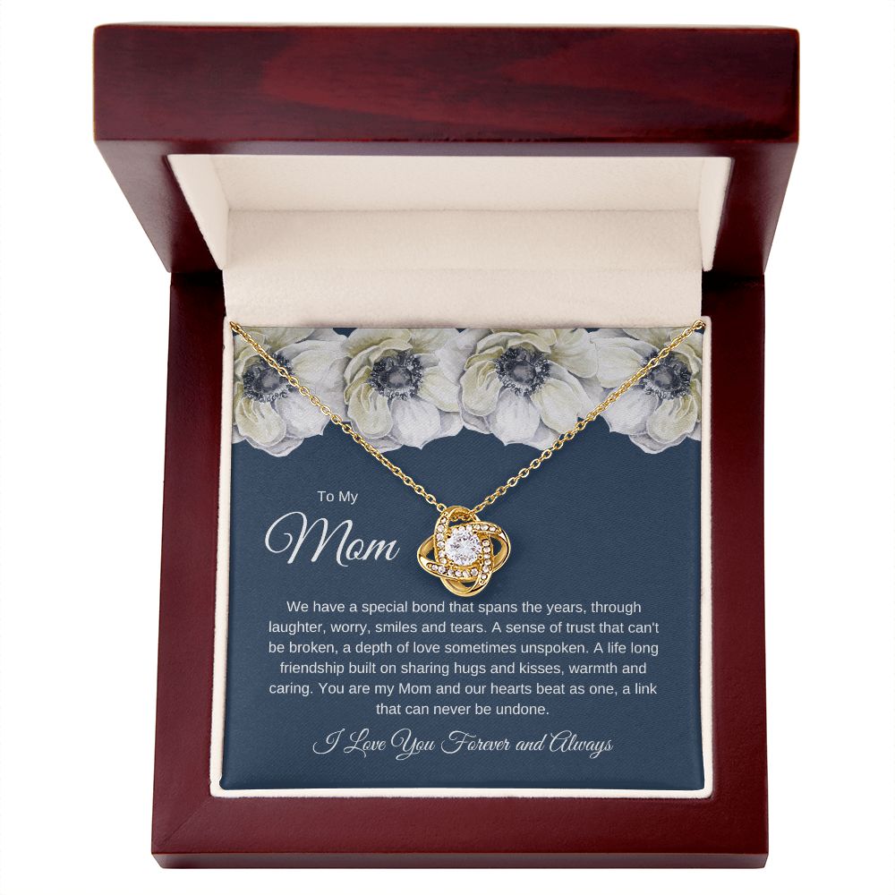MOM | LOVE KNOT NECKLACE | CHRISTMAS GIFT | MOTHER'S DAY GIFT