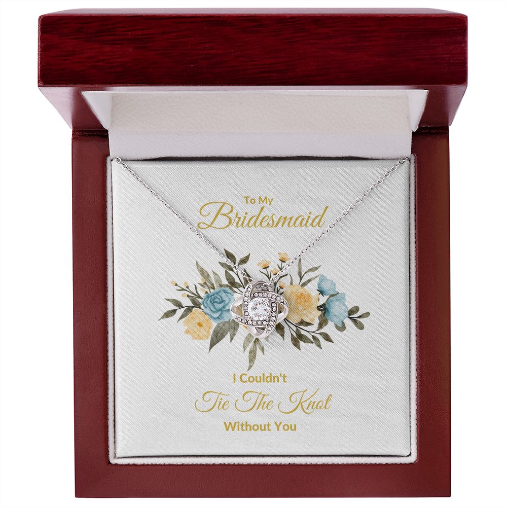BRIDESMAID | LOVE KNOT NECKLAACE | WEDDING GIFT | BRIDAL PARTY