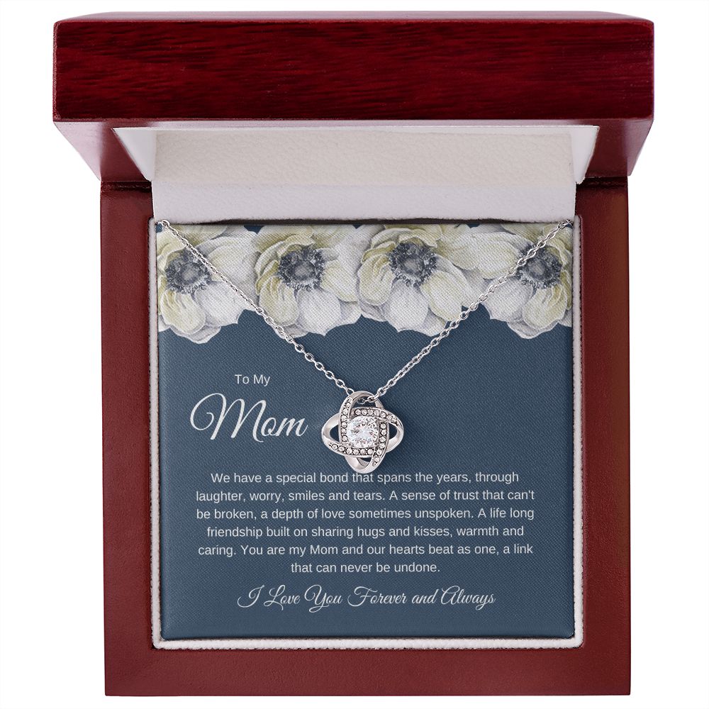MOM | LOVE KNOT NECKLACE | CHRISTMAS GIFT | MOTHER'S DAY GIFT
