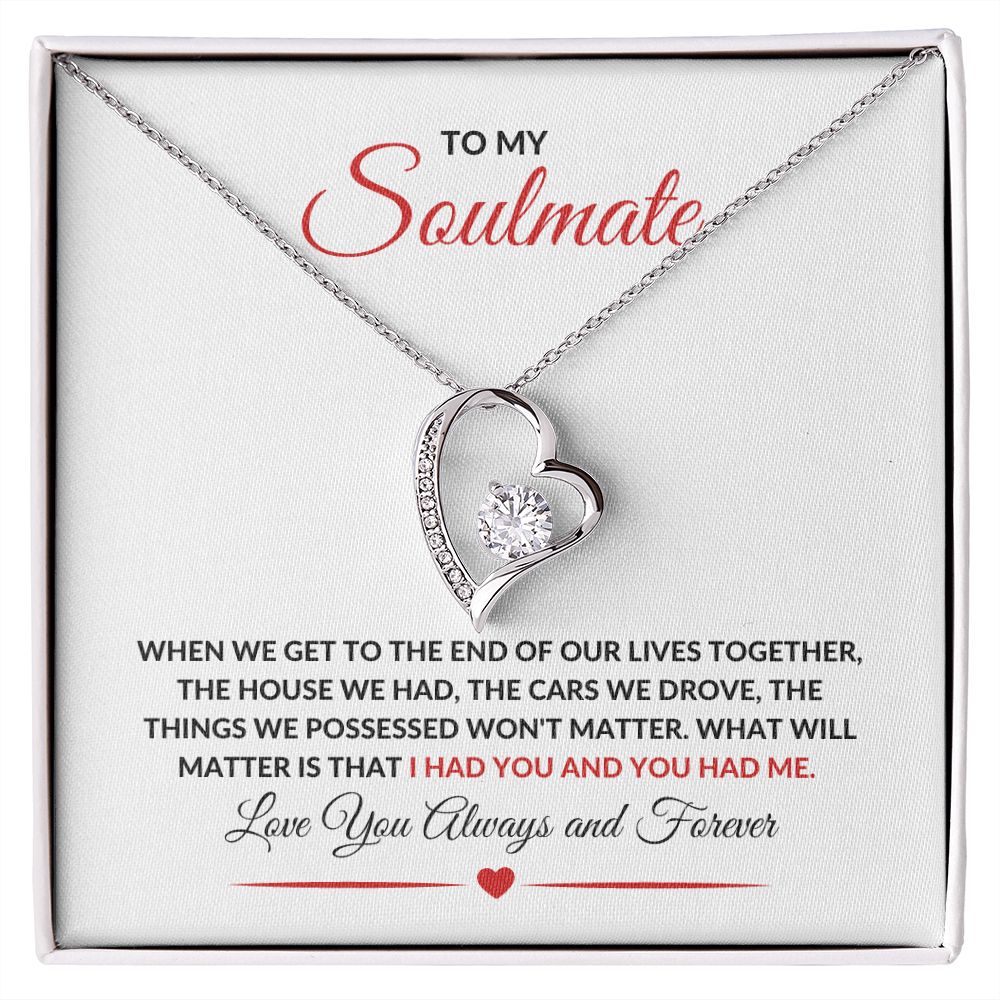 SOULMATE | FOREVER LOVE NECKLACE | CHRISTMAS GIFT | VALENTINE'S DAY GIFT