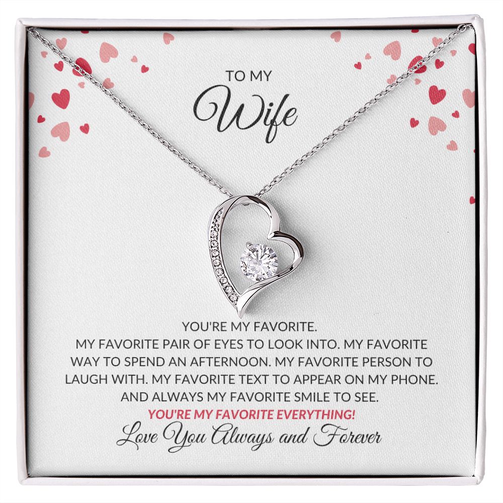 TO MY WIFE | FOREVER LOVE NECKLACE | VALENTINES GIFT