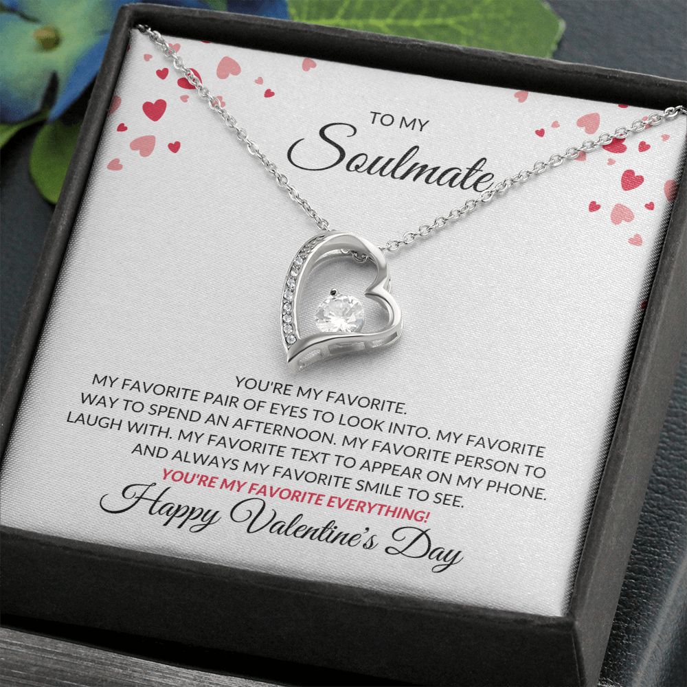TO MY SOULMATE | FOREVER LOVE NECKLACE | VALENTINES DAY GIFT