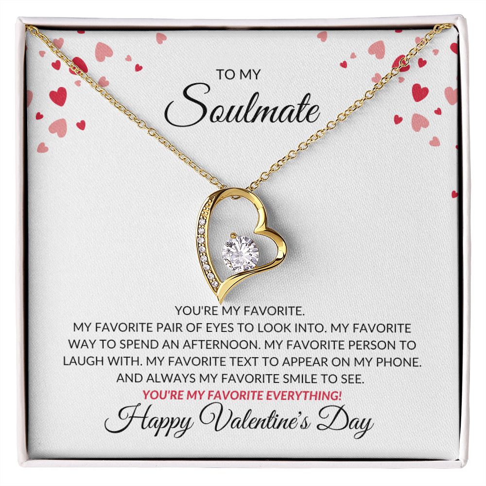 TO MY SOULMATE | FOREVER LOVE NECKLACE | VALENTINES DAY GIFT