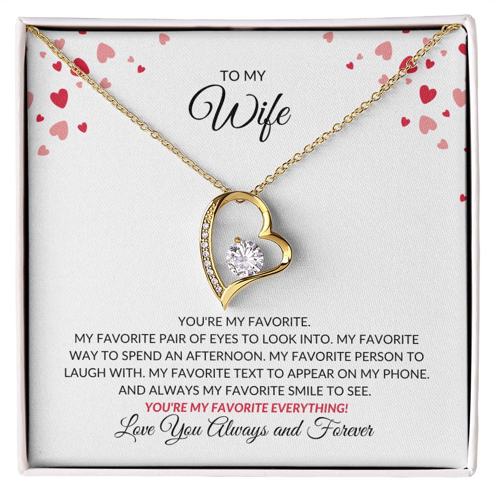 TO MY WIFE | FOREVER LOVE NECKLACE | VALENTINES GIFT