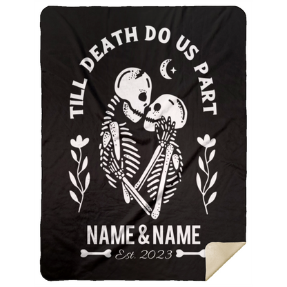 Till Death Do Us Part | Personalized | Premium Plush Blanket