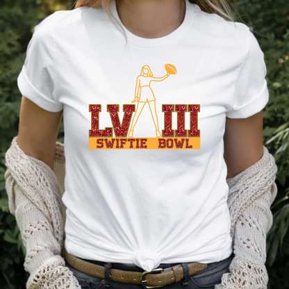 Swiftie Bowl | Sequin Letter | T-Shirt | Hoodie | Sweatshirt