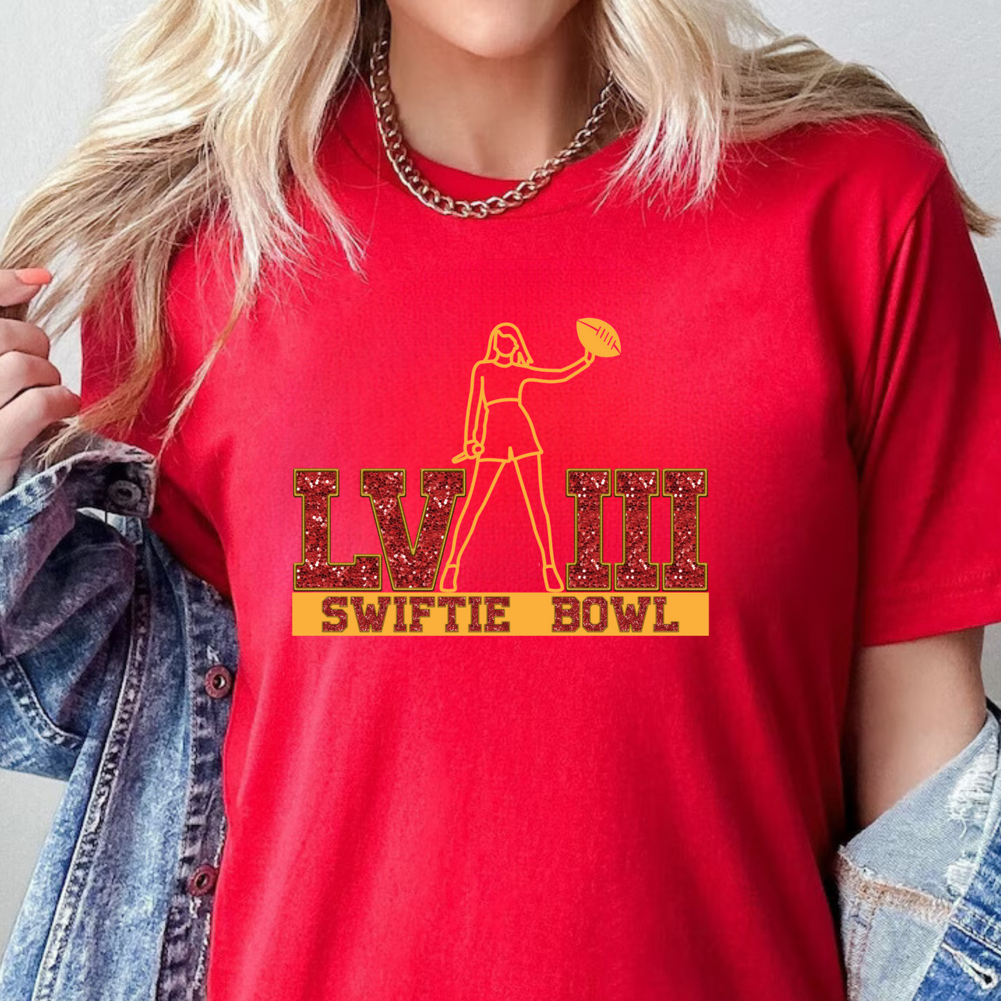 Swiftie Bowl | Sequin Letter | T-Shirt | Hoodie | Sweatshirt