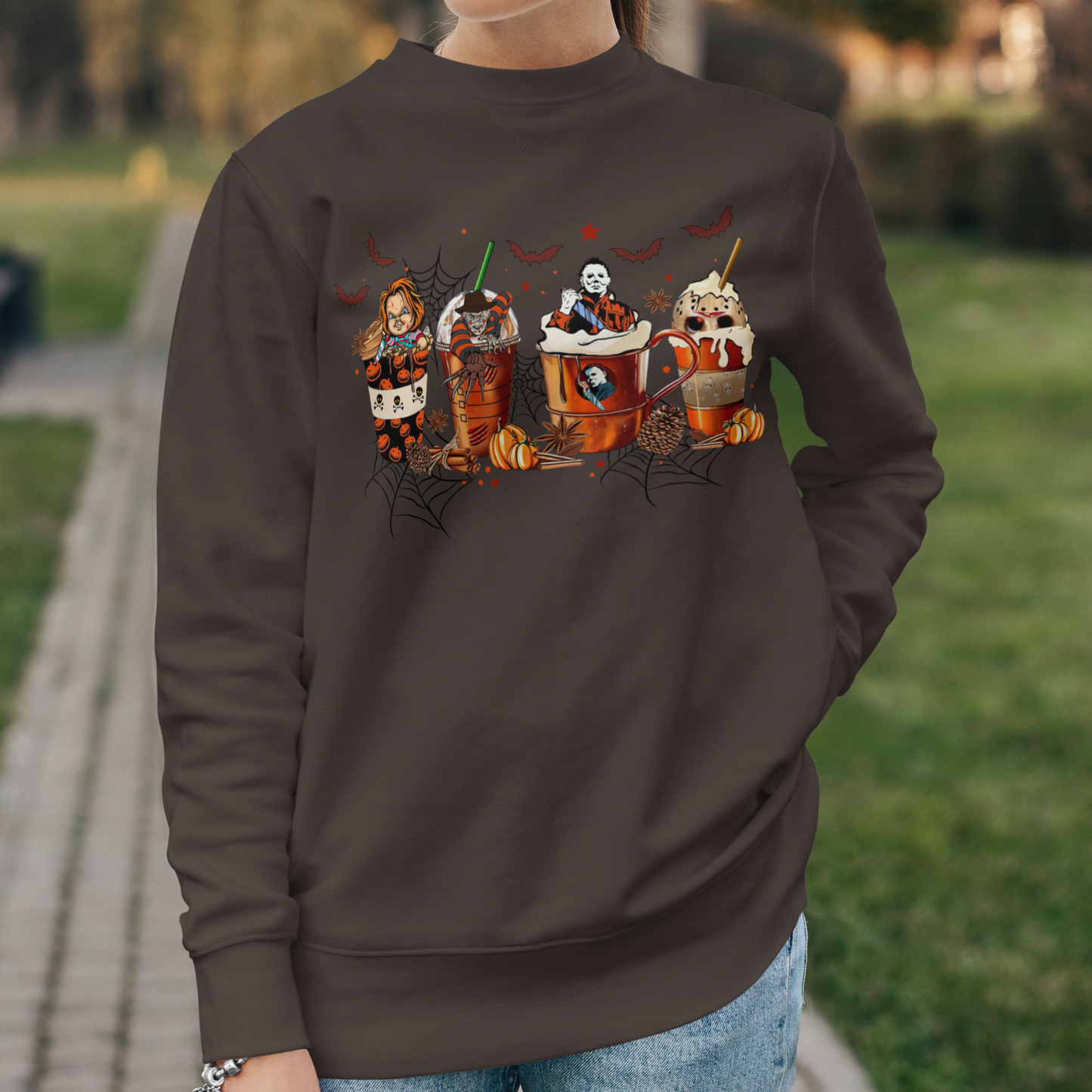 Villains Crewneck Pullover Sweatshirt