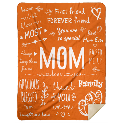 MOM - I LOVE YOU | PREMIUM PLUSH BLANKET