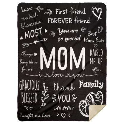 MOM - I LOVE YOU | PREMIUM PLUSH BLANKET