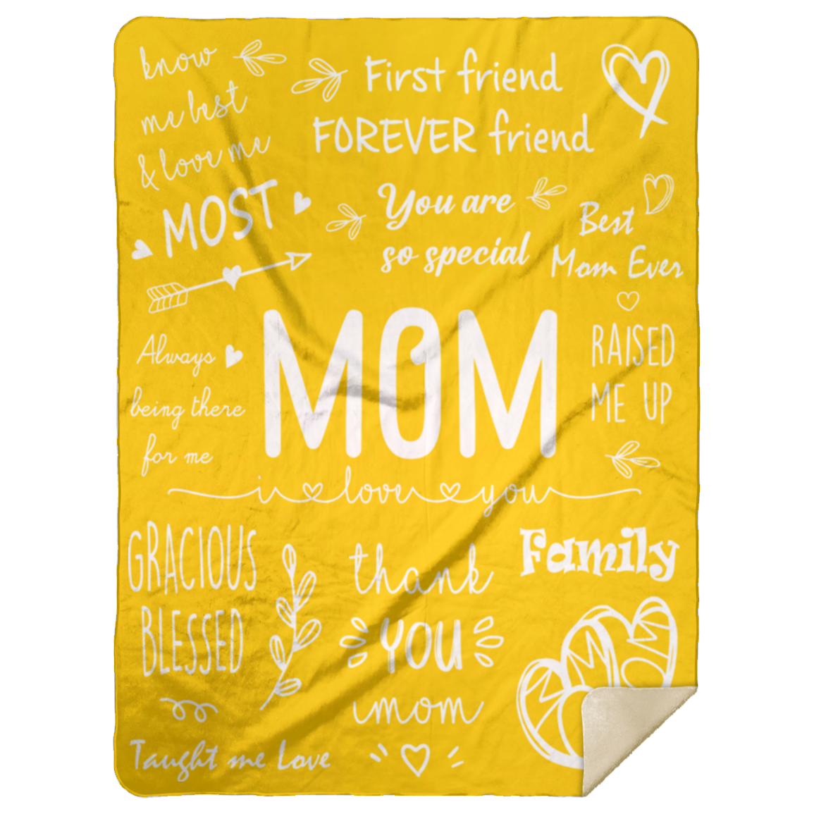 MOM - I LOVE YOU | PREMIUM PLUSH BLANKET