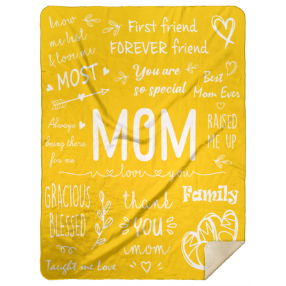 MOM - I LOVE YOU | PREMIUM PLUSH BLANKET