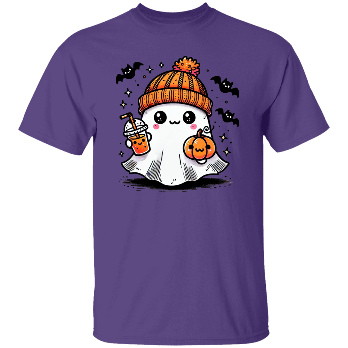 Cute Ghost Sipping Coffee | Apparel