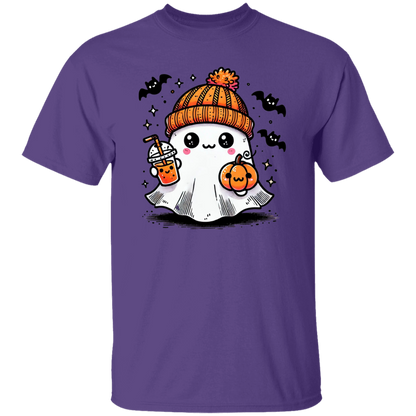 Cute Ghost Sipping Coffee | Apparel