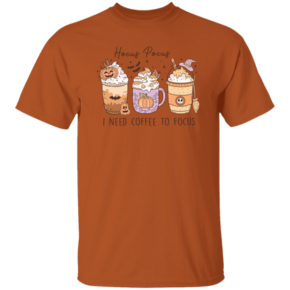 I Need Coffee to Focus | Apparel