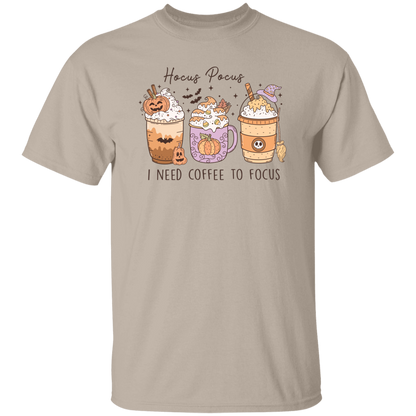 I Need Coffee to Focus | Apparel