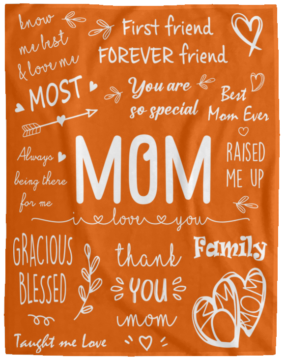 MOM - I LOVE YOU | PREMIUM PLUSH BLANKET