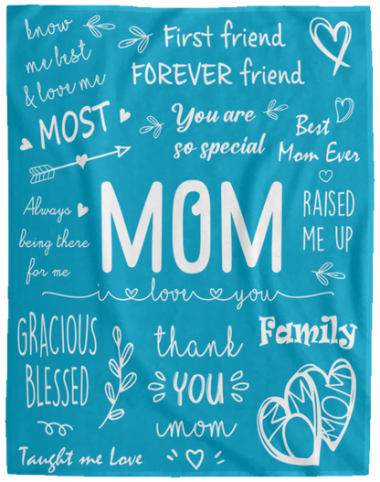 MOM - I LOVE YOU | PREMIUM PLUSH BLANKET