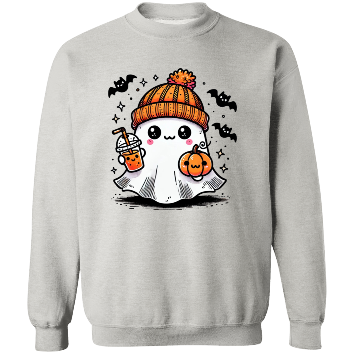 Cute Ghost Sipping Coffee | Apparel