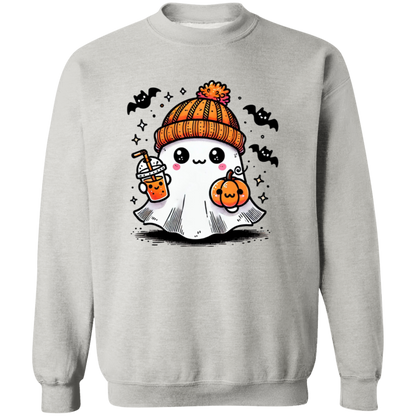 Cute Ghost Sipping Coffee | Apparel