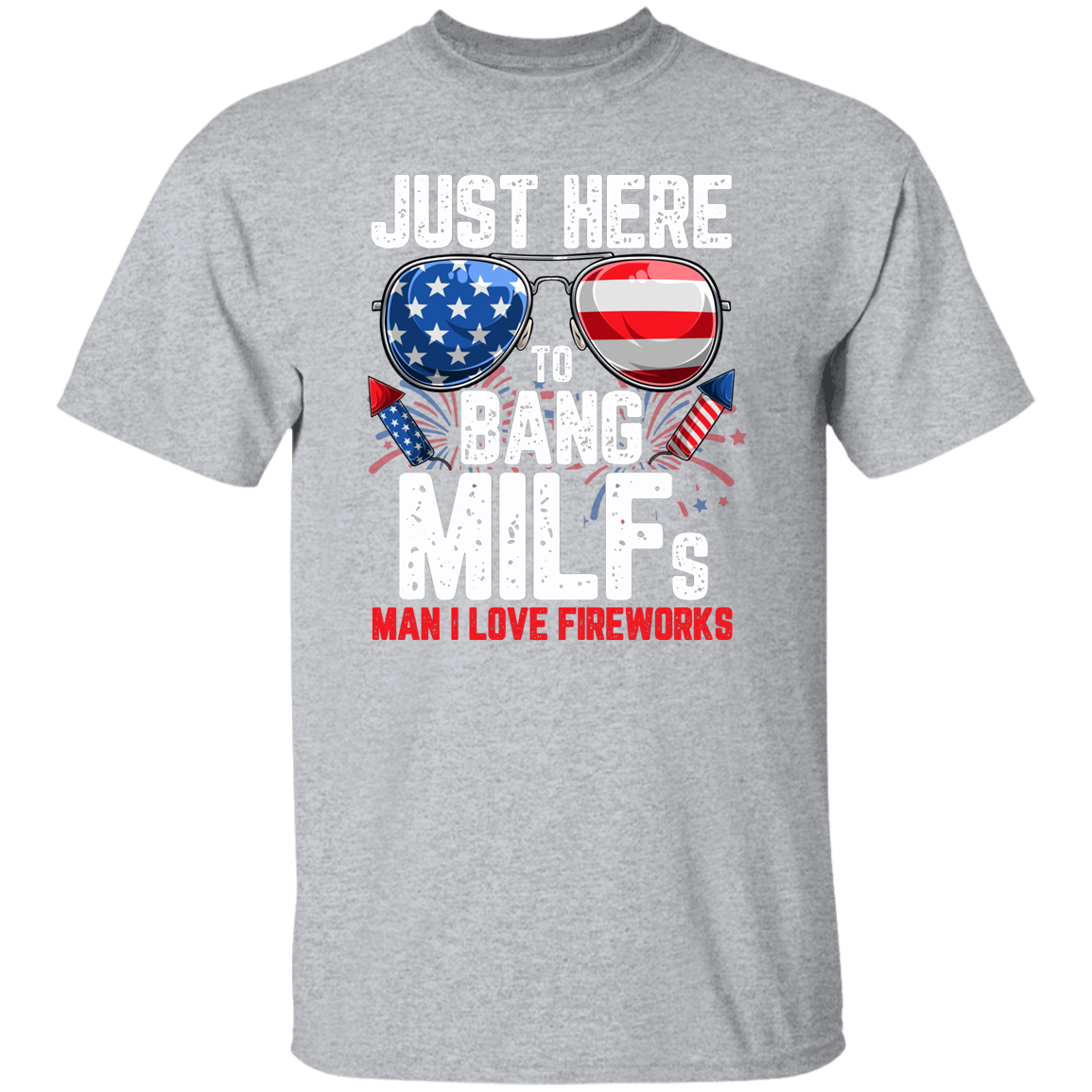 MILF-DILF - I Love Fireworks Matching T-Shirts