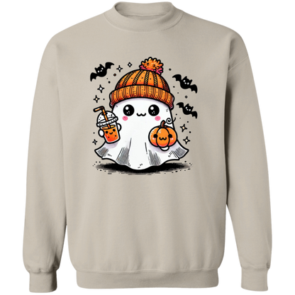 Cute Ghost Sipping Coffee | Apparel