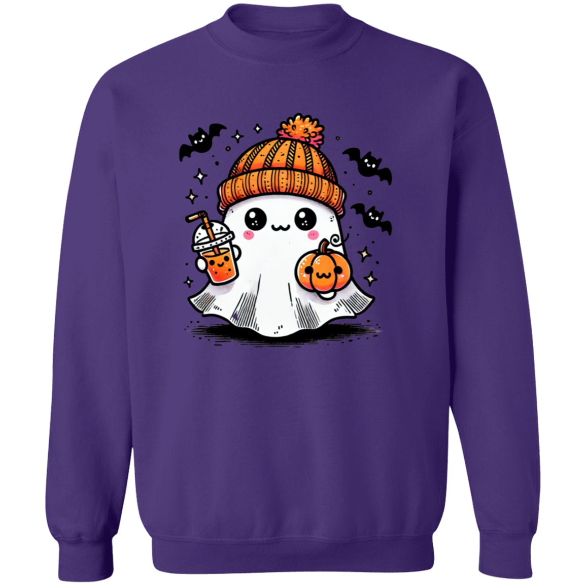 Cute Ghost Sipping Coffee | Apparel