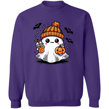 Cute Ghost Sipping Coffee | Apparel