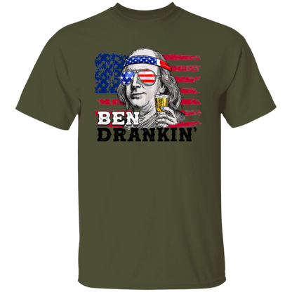 Ben Drankin' - 4th of July - T-Shirt