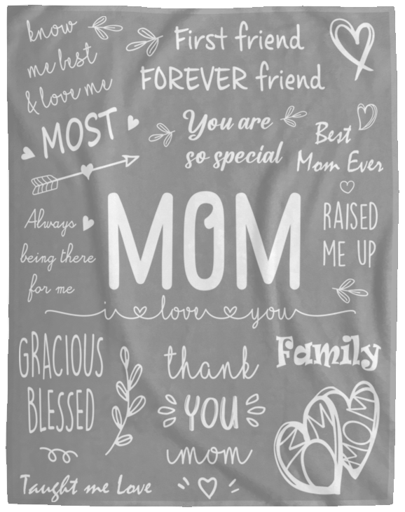 MOM - I LOVE YOU | PREMIUM PLUSH BLANKET