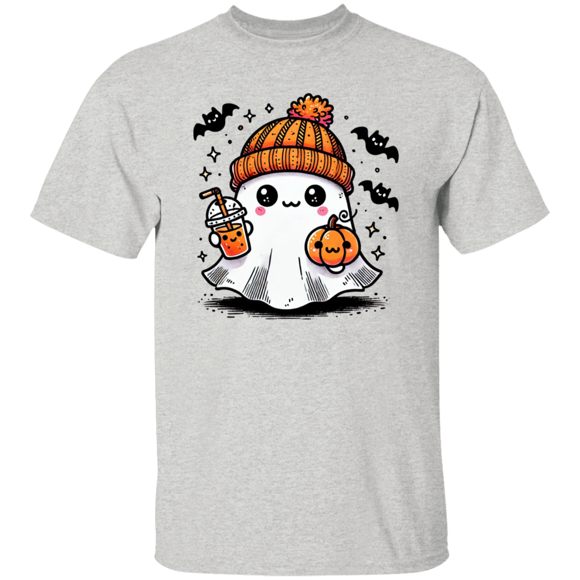 Cute Ghost Sipping Coffee | Apparel