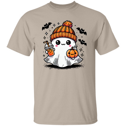 Cute Ghost Sipping Coffee | Apparel