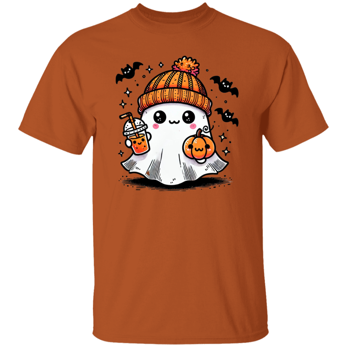 Cute Ghost Sipping Coffee | Apparel