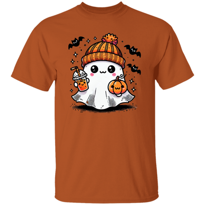 Cute Ghost Sipping Coffee | Apparel