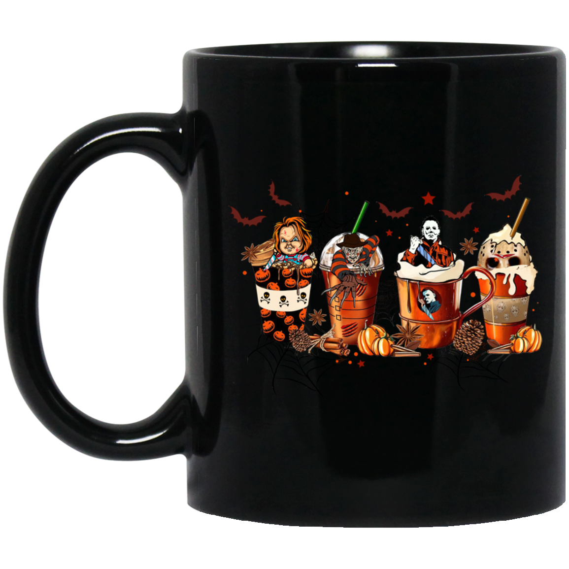 Pumpkin Spice Halloween Villain Coffee Mug