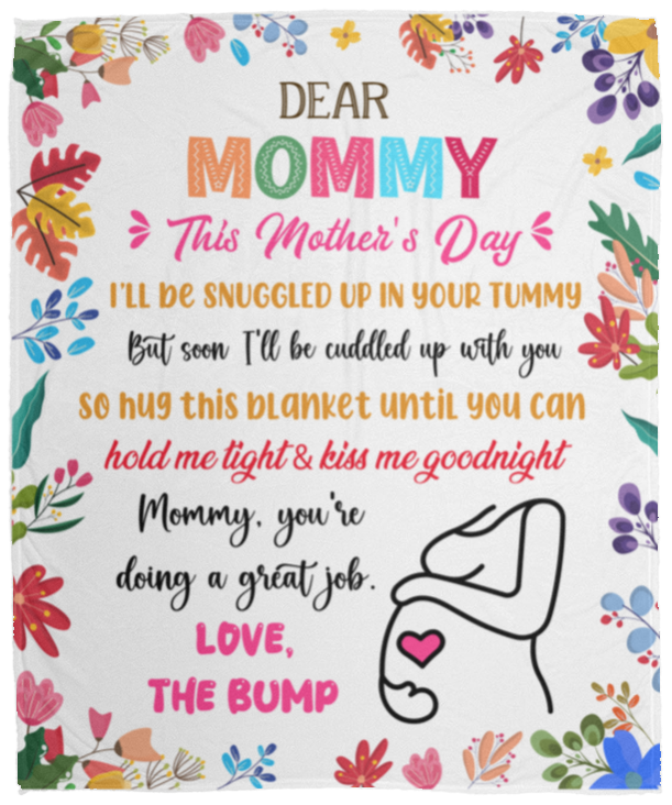 DEAR MOMMY - BUMP | PREMIUM PLUSH BLANKET