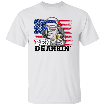 Ben Drankin' - 4th of July - T-Shirt